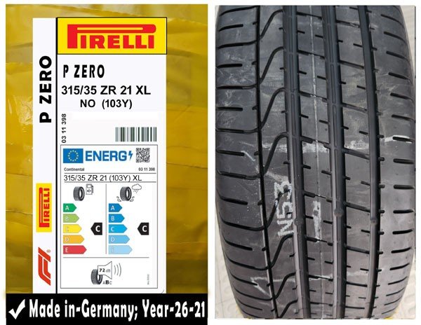 315/35R21 Pirelli Car Tyre