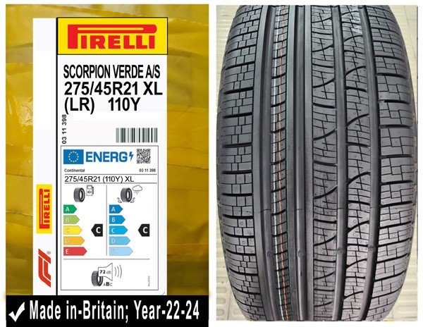 275/45R21 Pirelli Car tyre