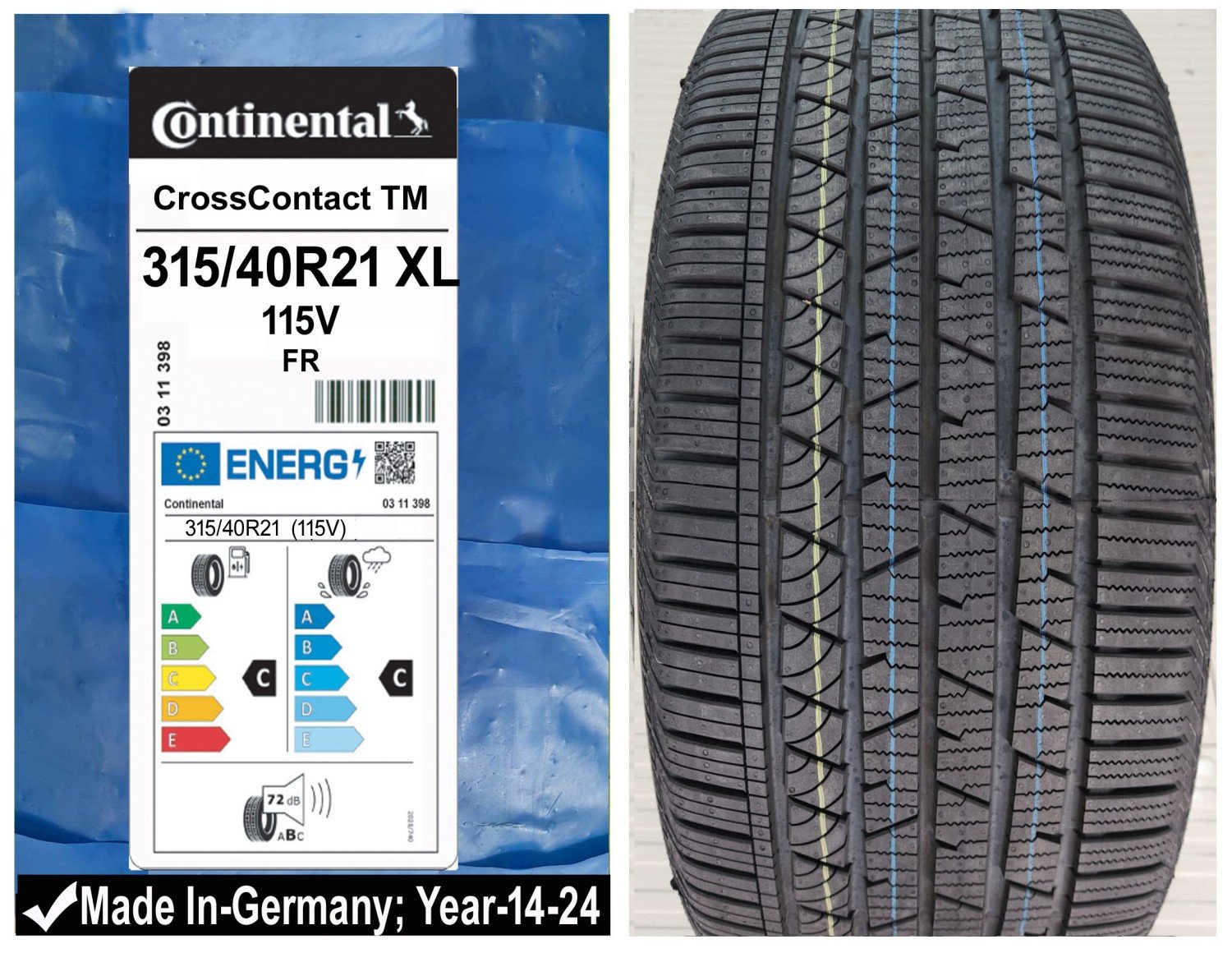 315/40R21 Continental Car Tyre