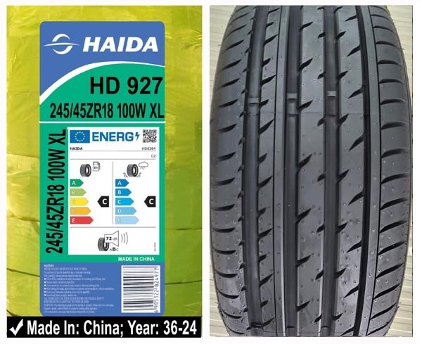 245/45R18 Haida Car Tyre