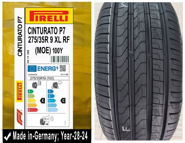 275/35R19 Yokohama Car Tyre