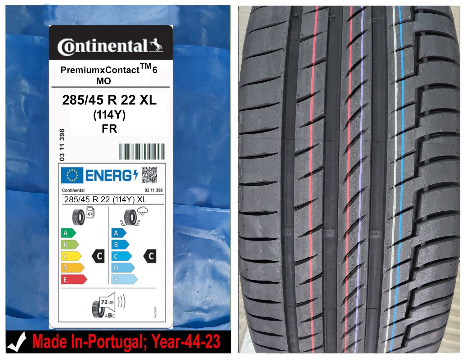 285/45R22 Continental Car Tyre