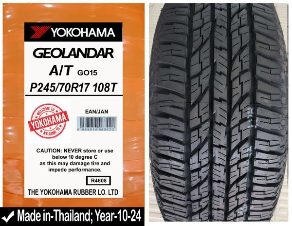 245/70R17 Yokohama Car Tyre