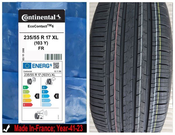 235/55R17 Continental Car Tyre
