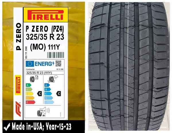 325/35R23 Pirelli Car Tyre