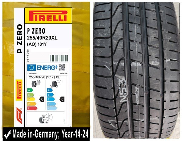 255/40R20 Pirelli Car Tyre