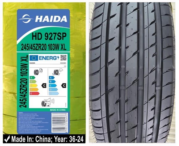 245/45R20 Haida Car Tyre