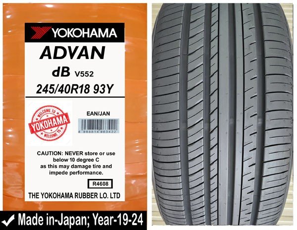 245/40R18 Yokohama