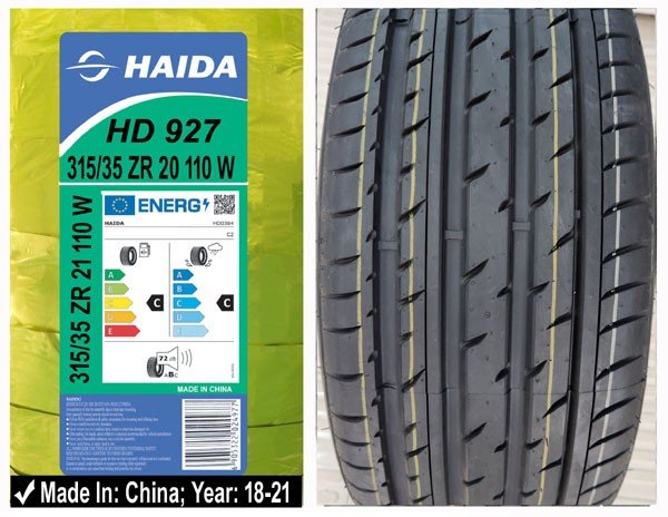 315/35R20 Haida Car Tyre