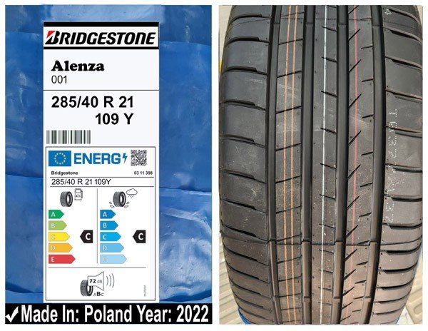 285/40R21 Bridgestone