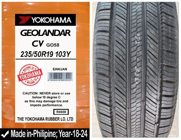 235/50R19 Yokohama Car Tyre