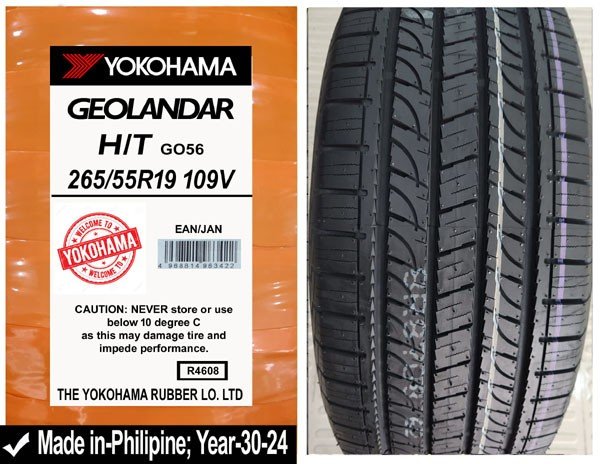 265/55R19 Yokohama Car Tyre