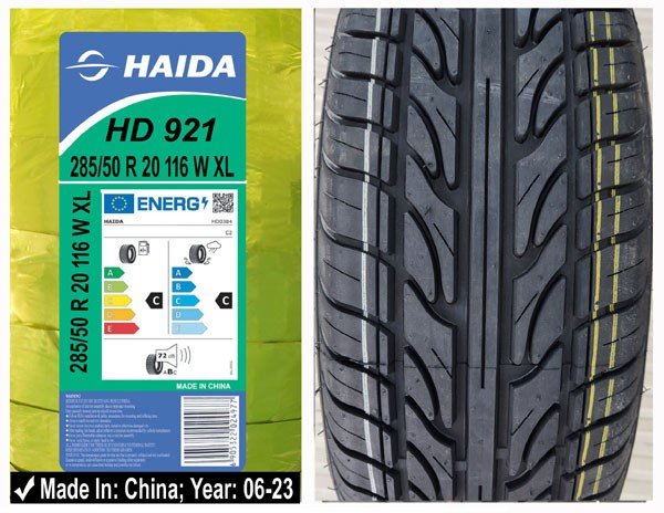 285/50R20 Haida Car Tyre