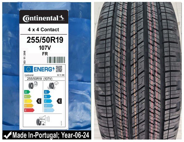 255/50R19 Continental Car Tyre