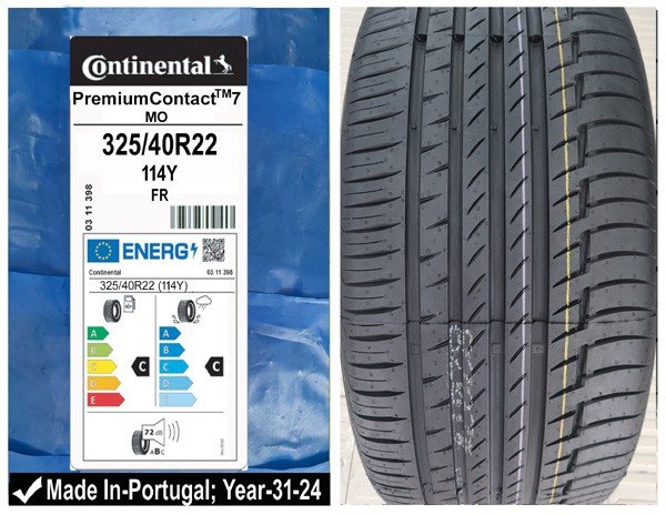 325/40R22 Continental Car Tyre