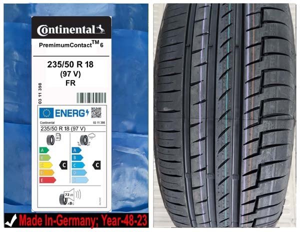 235/50R18 Continental
