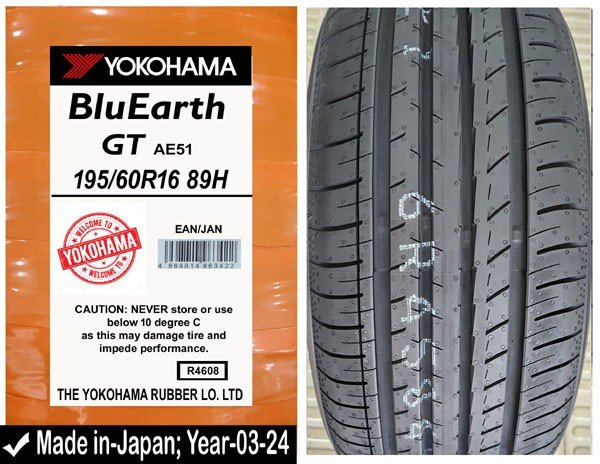 195/60R16 Yokohama