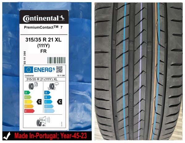 315/35R21 Continental Car Tyre