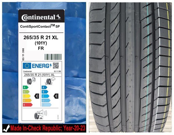 265/35R21 Continental Car Tyre