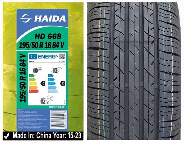 195/50R16 Haida Car Tyre