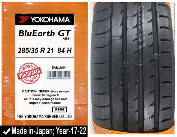 285/35R21 Yokohama Car Tyre