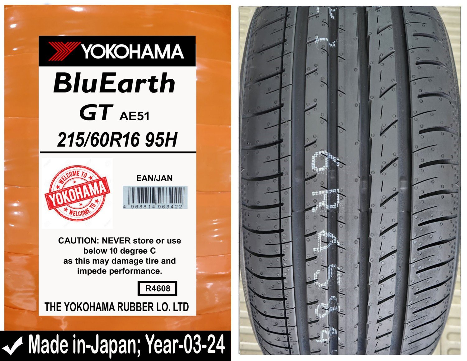 215/60R16 Yokohama