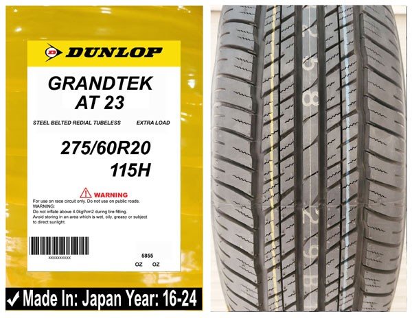 275/60R20 Dunlop Car Tyre