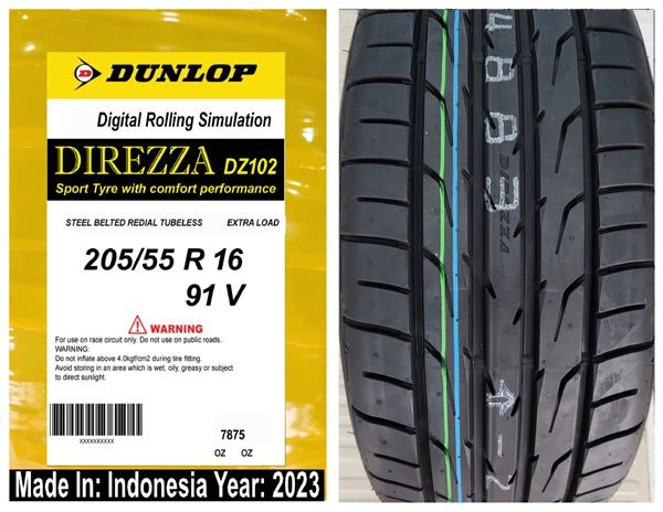 205/55R16 Dunlop