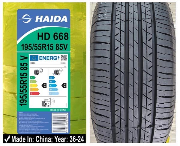 195/55R15 Haida